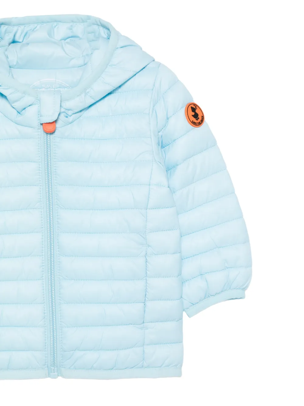  Save The Duck Kids Hooded Padded Jacket - Blue 