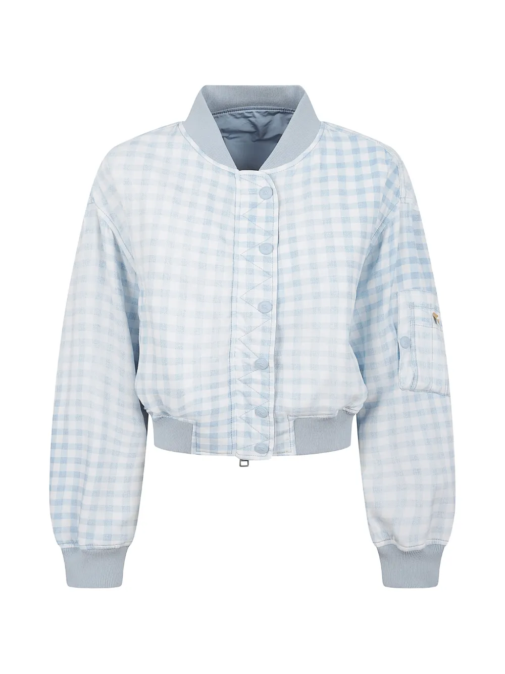  Ermanno Scervino Gingham Jacket - Blue 