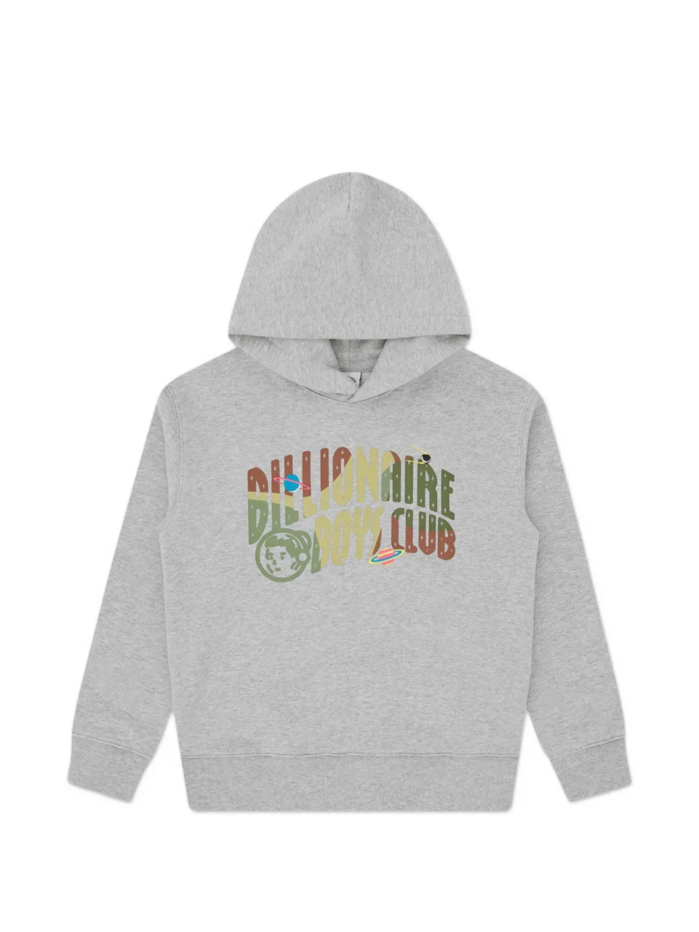 Billionaire Boys Club Kids logo hooded sweatshirt - Grigio