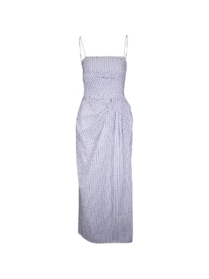 white christmas dresses Adam Lippes Lynn Silk Crepe Dress