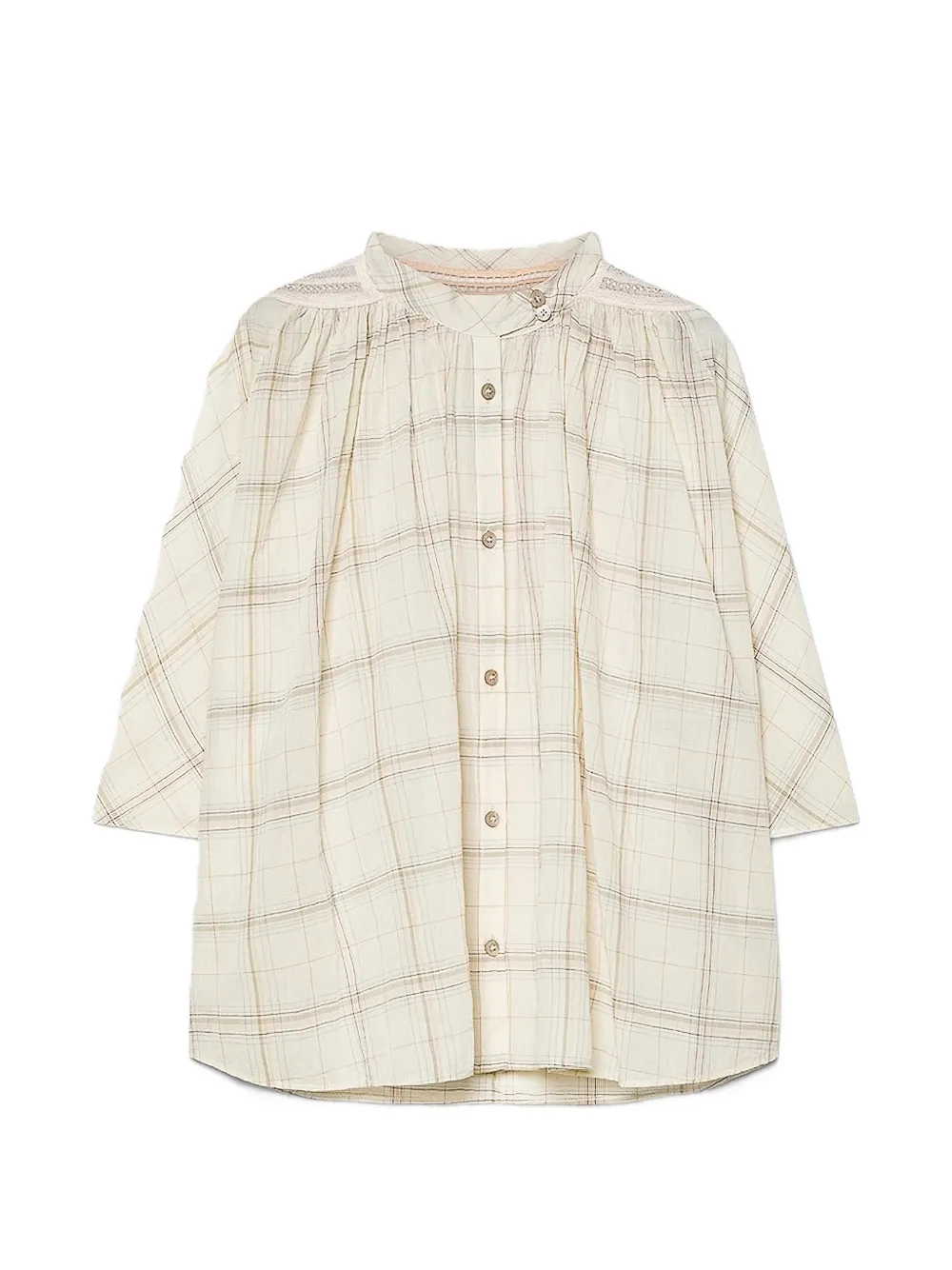 Forte Forte Camicia a quadri - Toni neutri