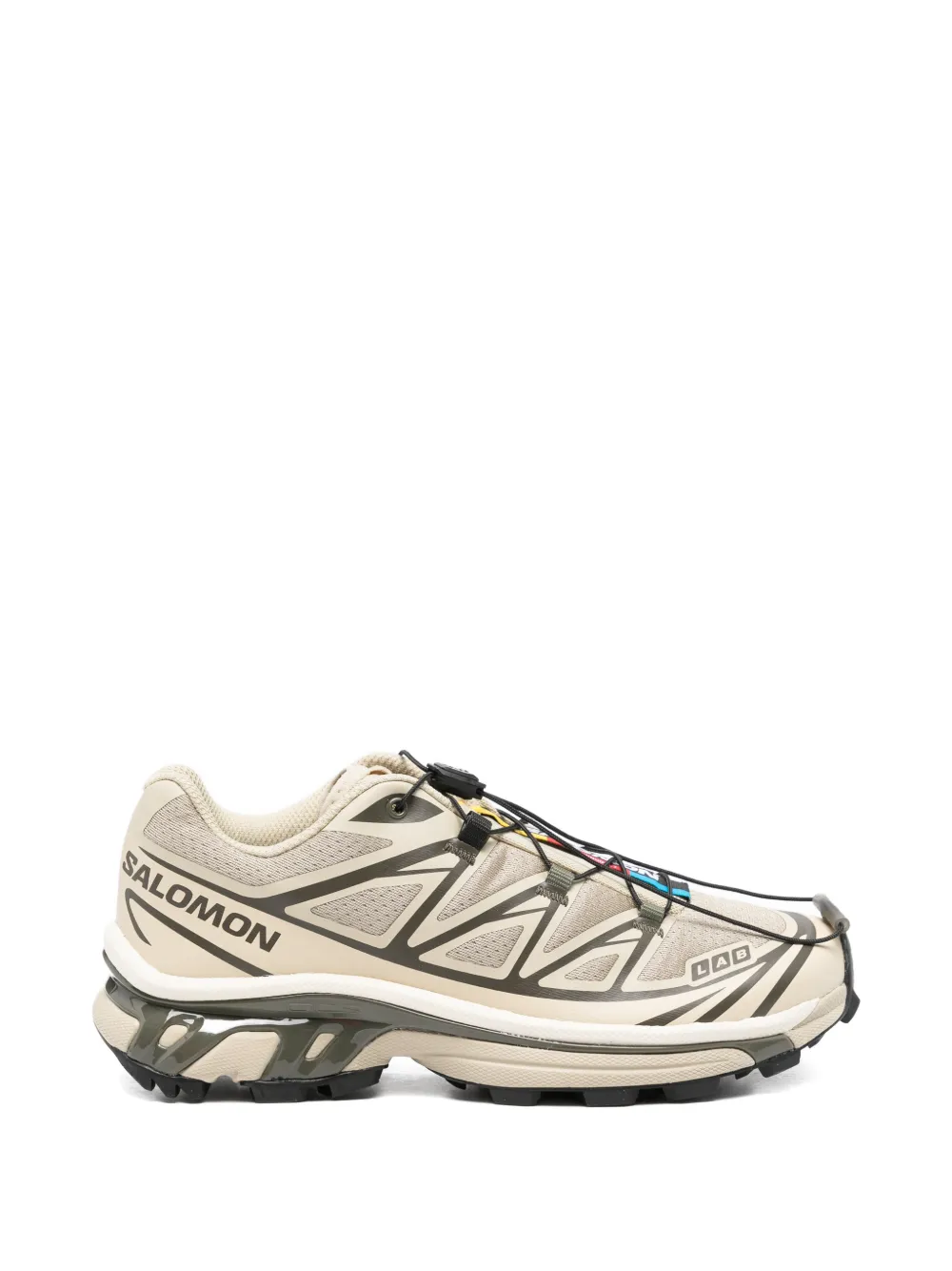 Salomon XT-6 panelled sneakers - Nude