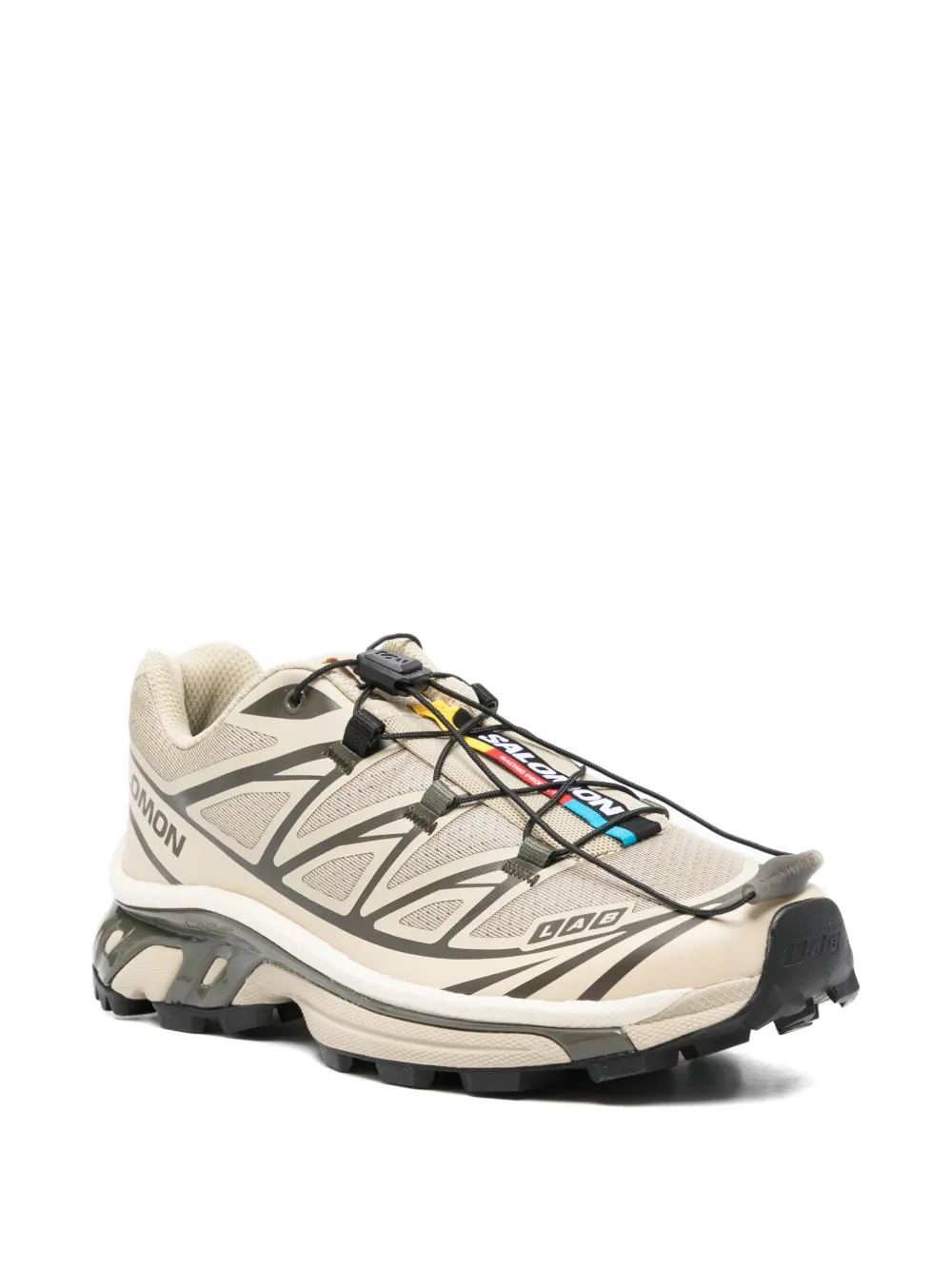 Salomon XT6 sneakers met vlakken Beige