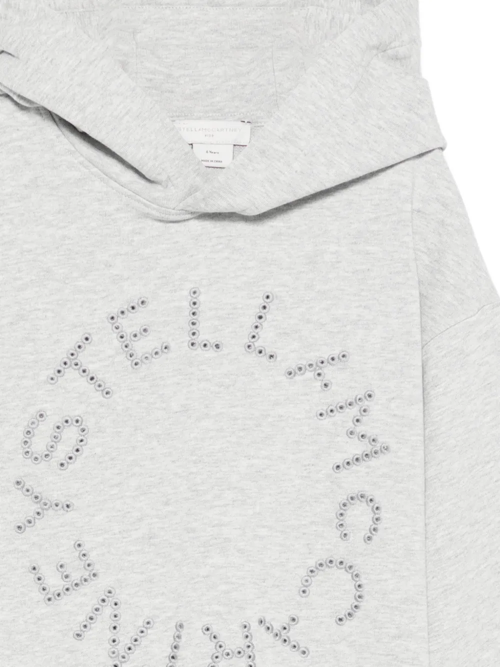  Stella Mccartney Kids Embellished Hooded Sweatshirt - Grey 