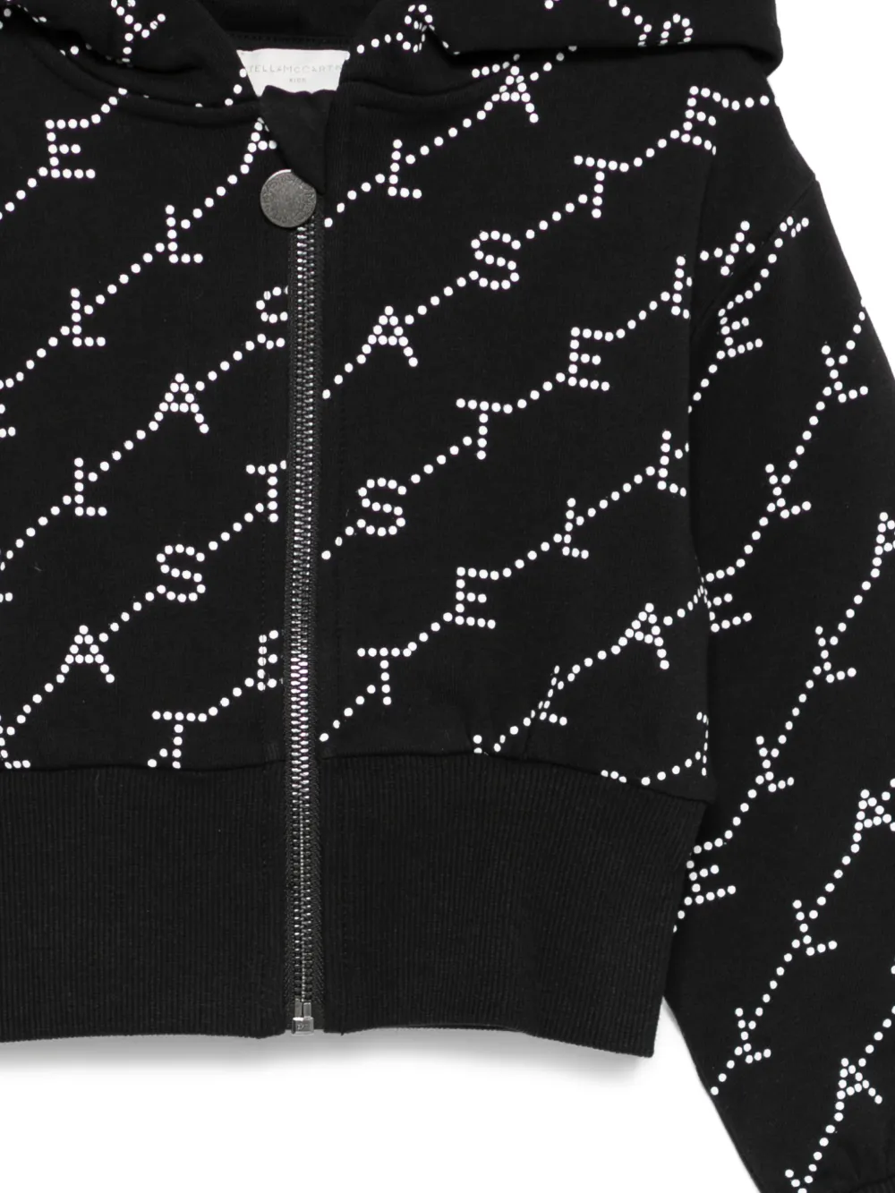  Stella Mccartney Kids Hooded Zip Top - Black 