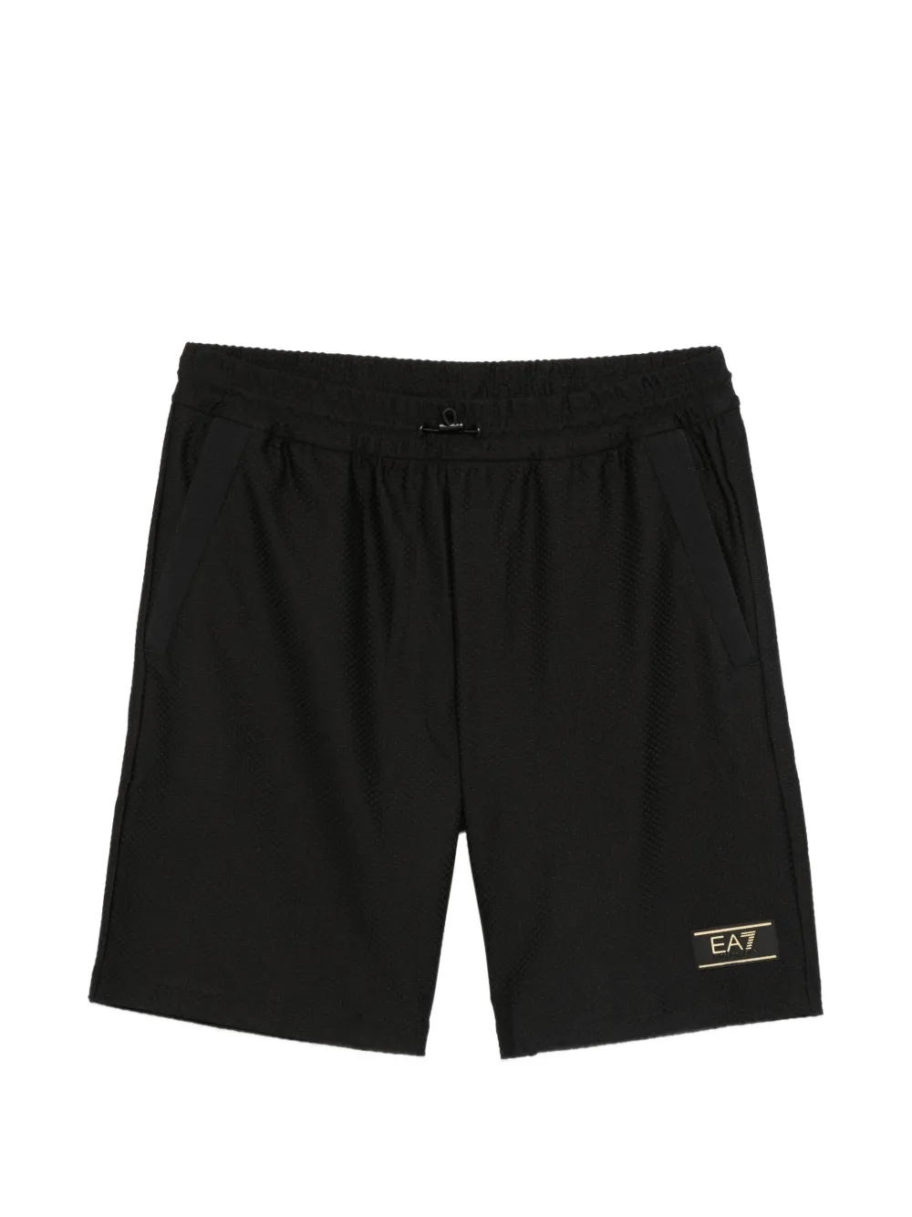 Ea7 Emporio Armani Shorts con logo - Nero
