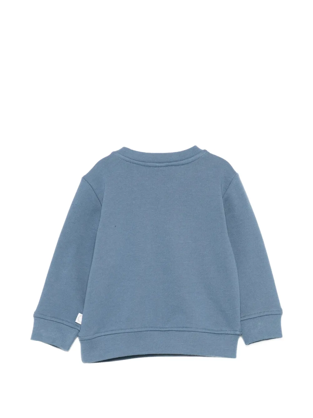 Stella McCartney Kids Sweater met print en ronde hals Blauw