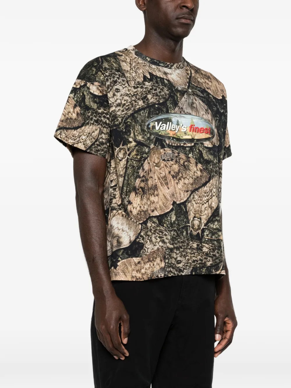  Roa Senter Printed T-shirt - Brown 