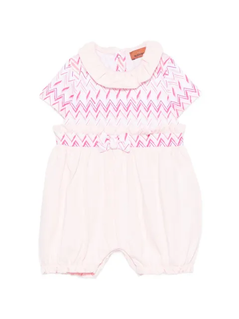 Missoni Kids frill zigzag babygrow
