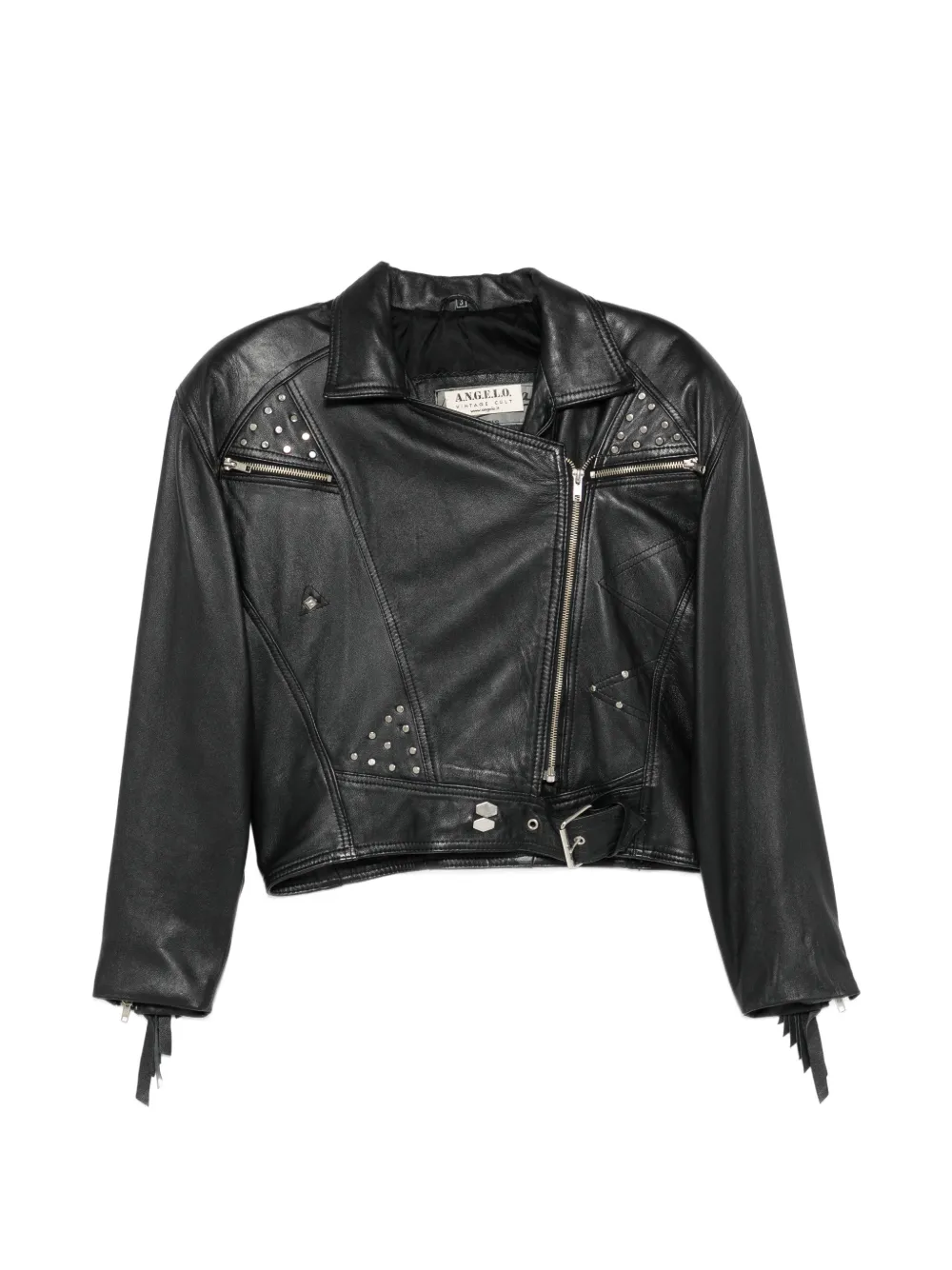 A.N.G.E.L.O. Vintage Cult Giacca con borchie anni '80 - Nero