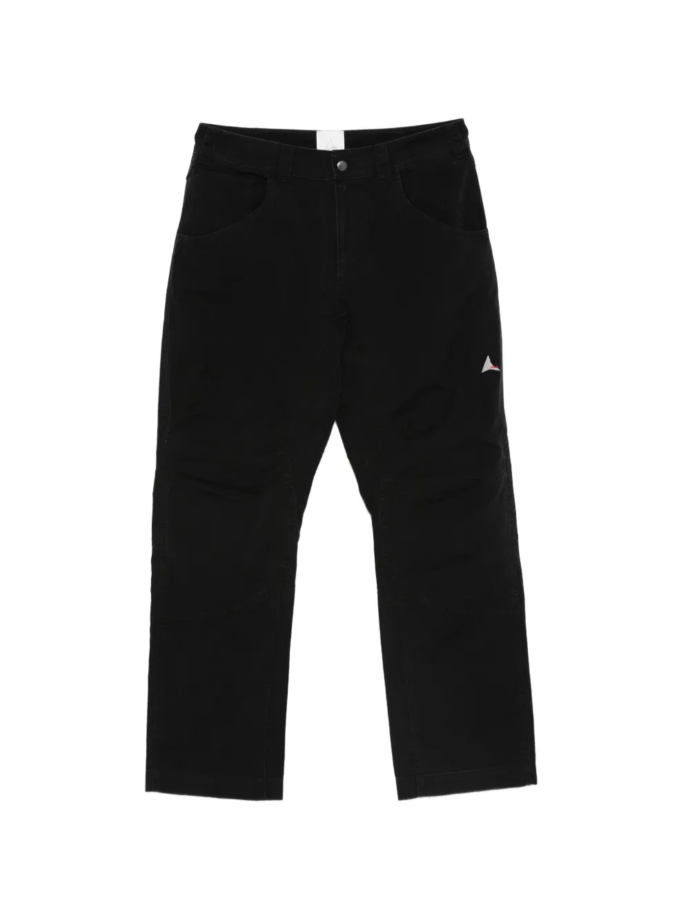 ROA Crimp Shaped cotton trousers - Grigio