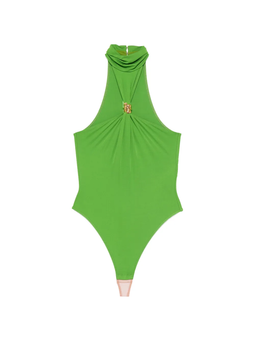 Elisabetta Franchi high-neck bodysuit - Verde