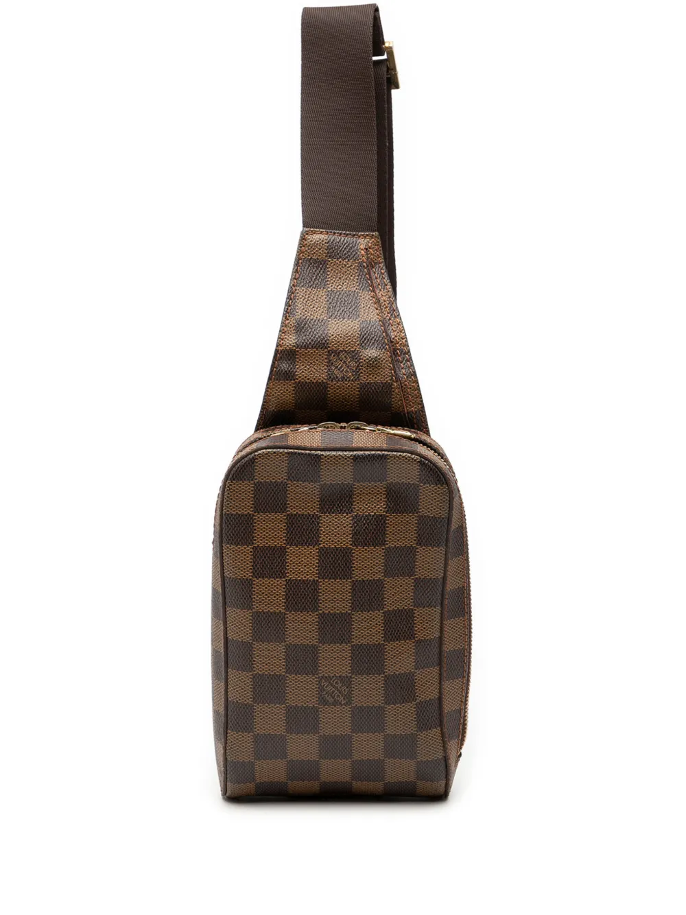 Louis Vuitton Pre-Owned 2004 Damier Ebene Geronimos crossbody bag - Marrone
