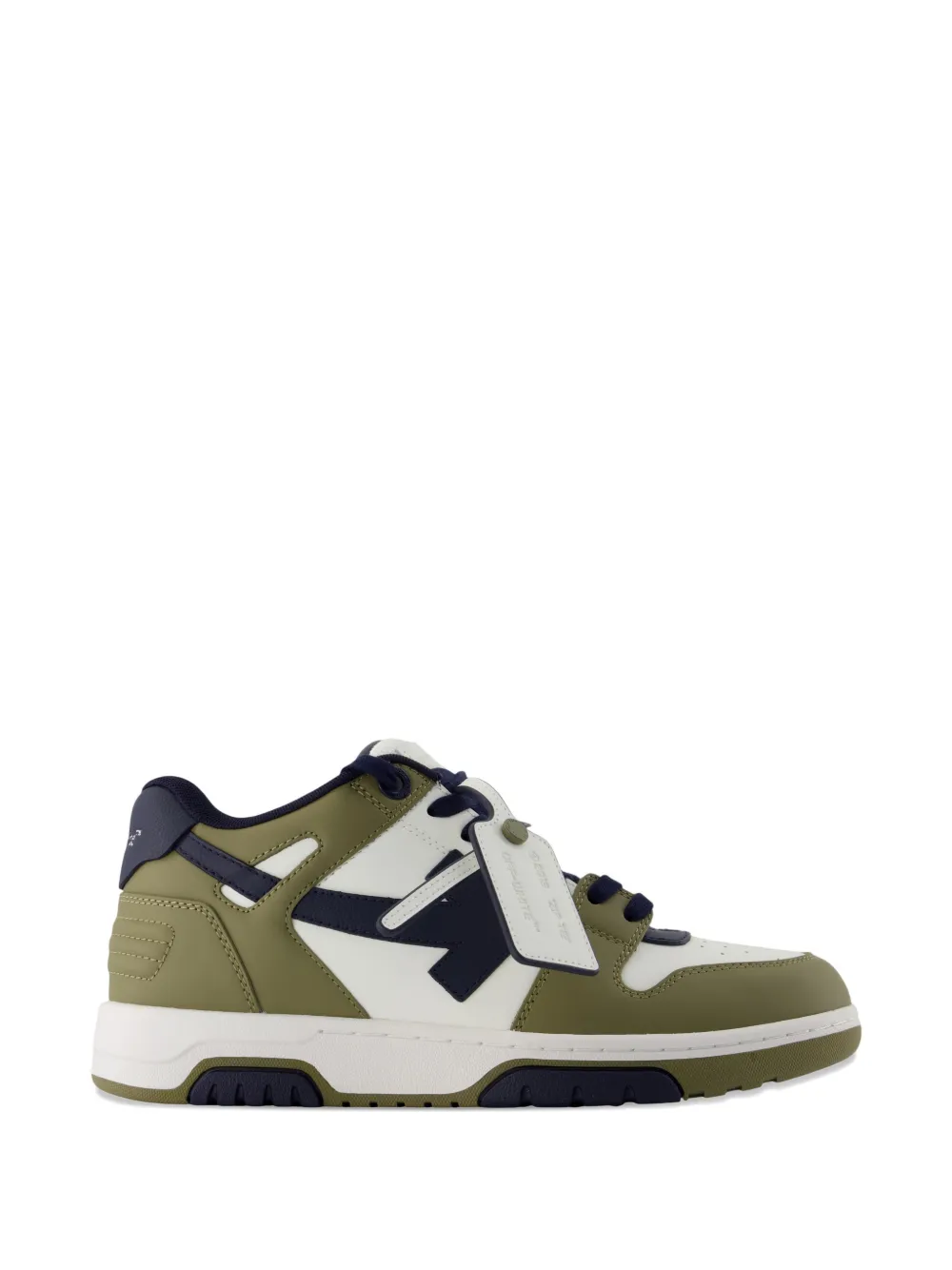 Off-White Out of Office leather sneakers - Verde