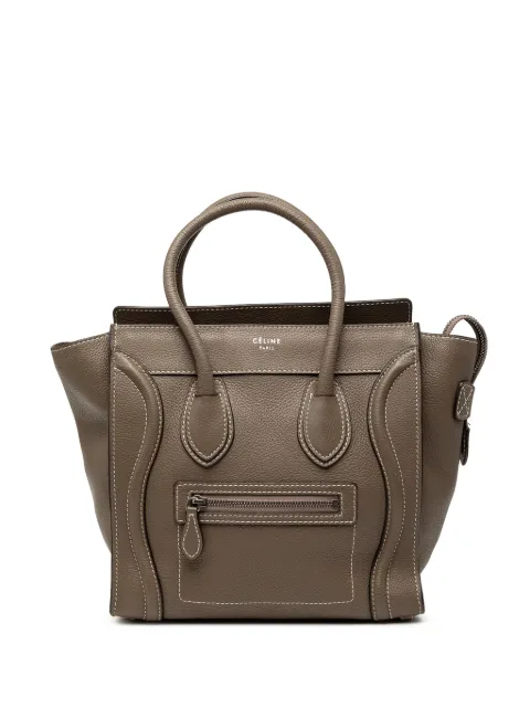 Celine Pre-Owned sac cabas Micro Drummed Calfskin Luggage (2012)