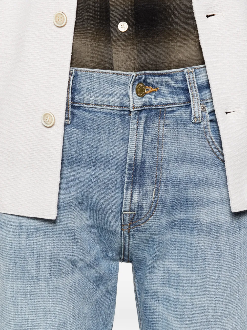 7 For All Mankind Straight jeans Blauw