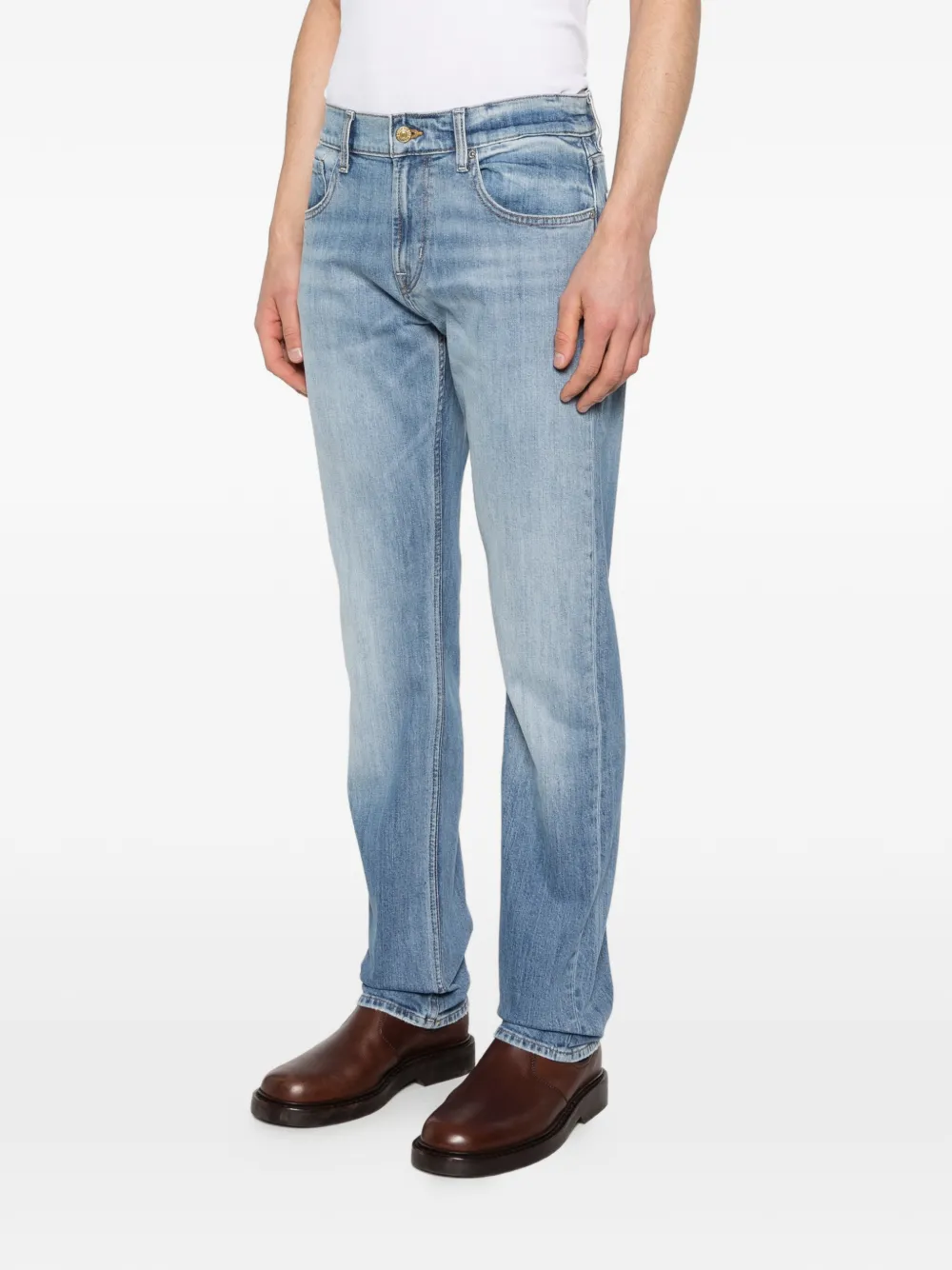 7 For All Mankind Straight jeans Blauw