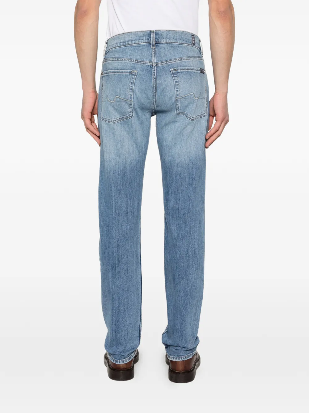 7 For All Mankind Straight jeans Blauw