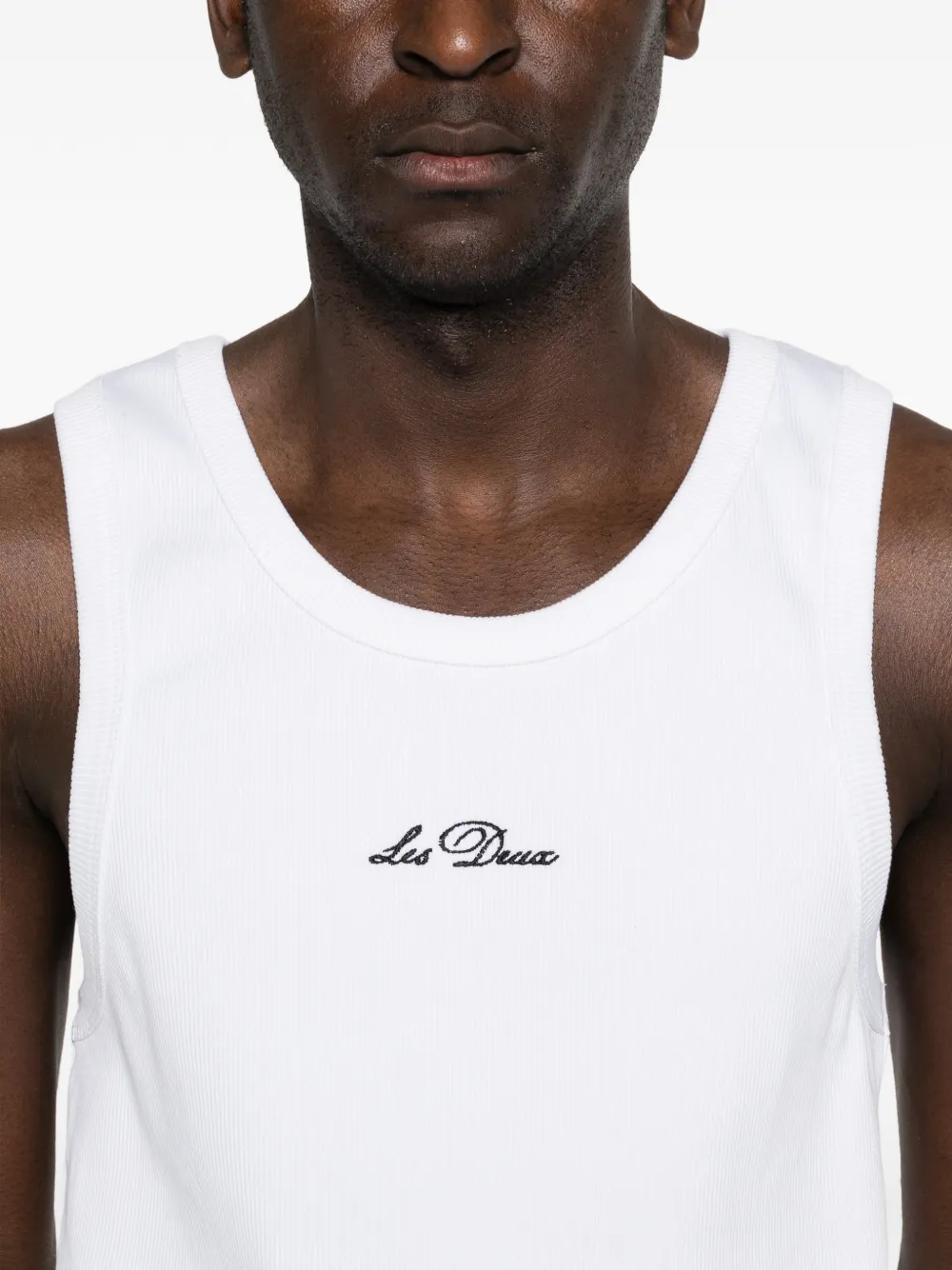 Logo-Embroidery Tank Top