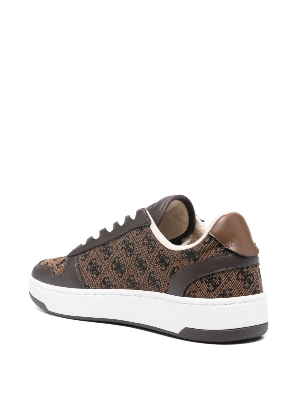 GUESS USA Sneakers met monogram Bruin