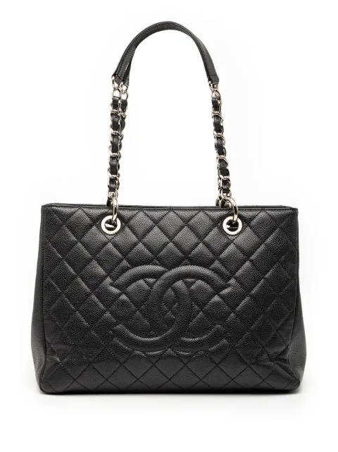 CHANEL Pre-Owned 2012-2013 Caviar Grand Shopping tote bag