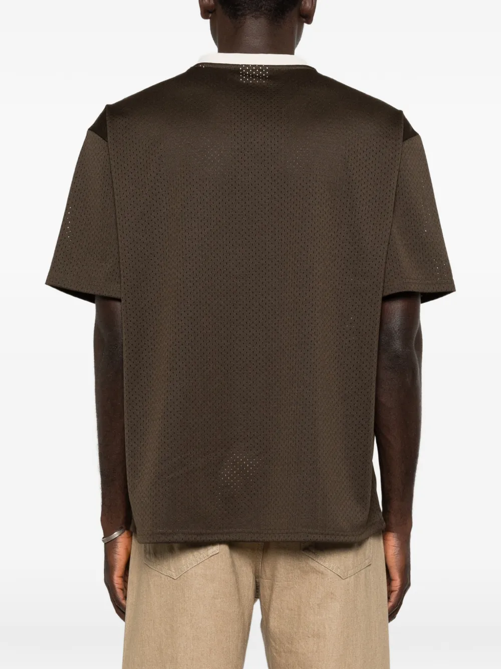 V-Neck Perforated T-Shirt