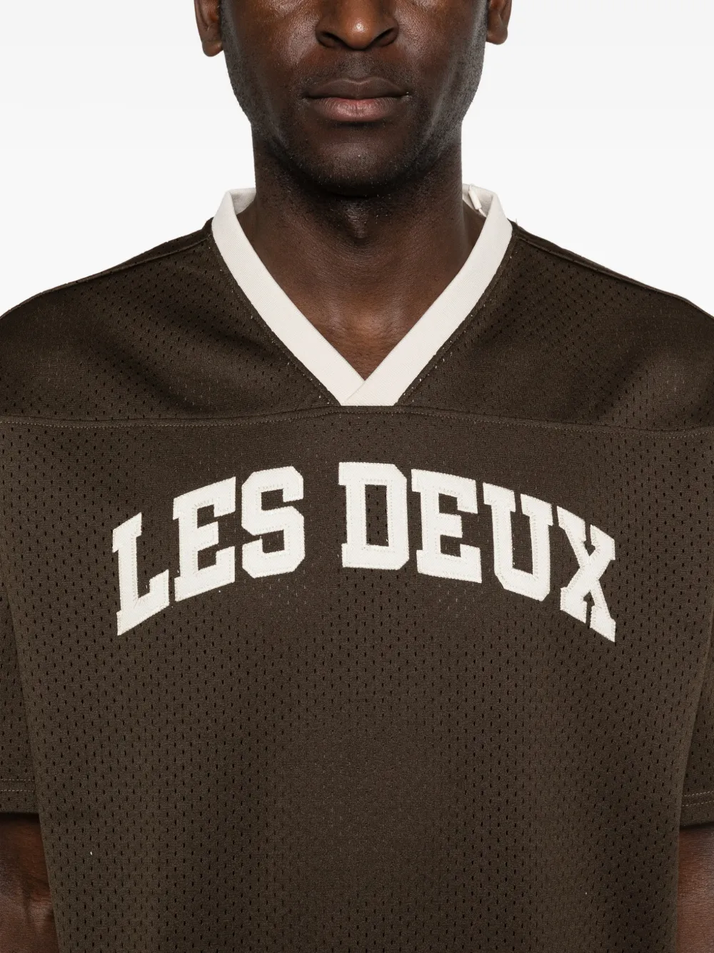 V-Neck Perforated T-Shirt