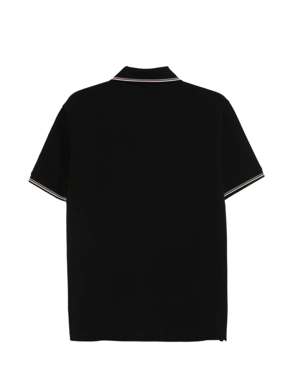 Emporio Armani Poloshirt met geborduurd logo Zwart