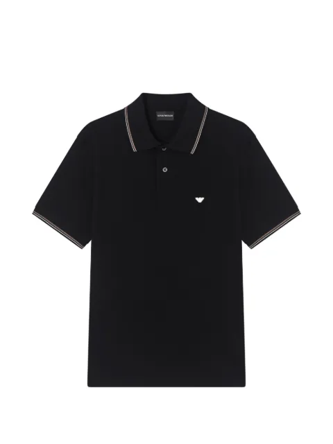Emporio Armani playera tipo polo con logo bordado