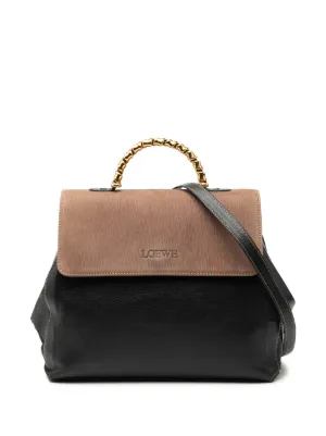 Loewe Pre-Owned 2010-2026 バイカラー レザー ベラスケス ツイスト