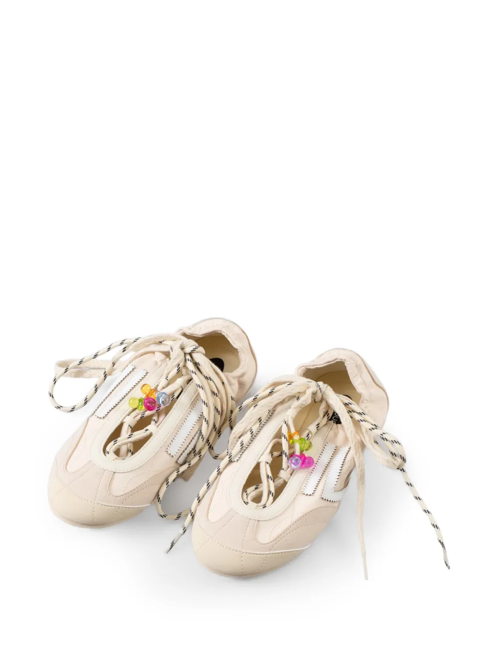 Puraai Sneakers met kralen Beige