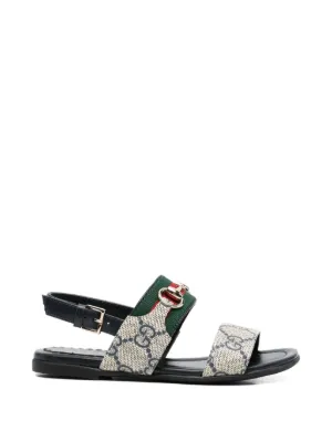 Gucci Kids ホースビット ストラップ サンダル | ニュートラル