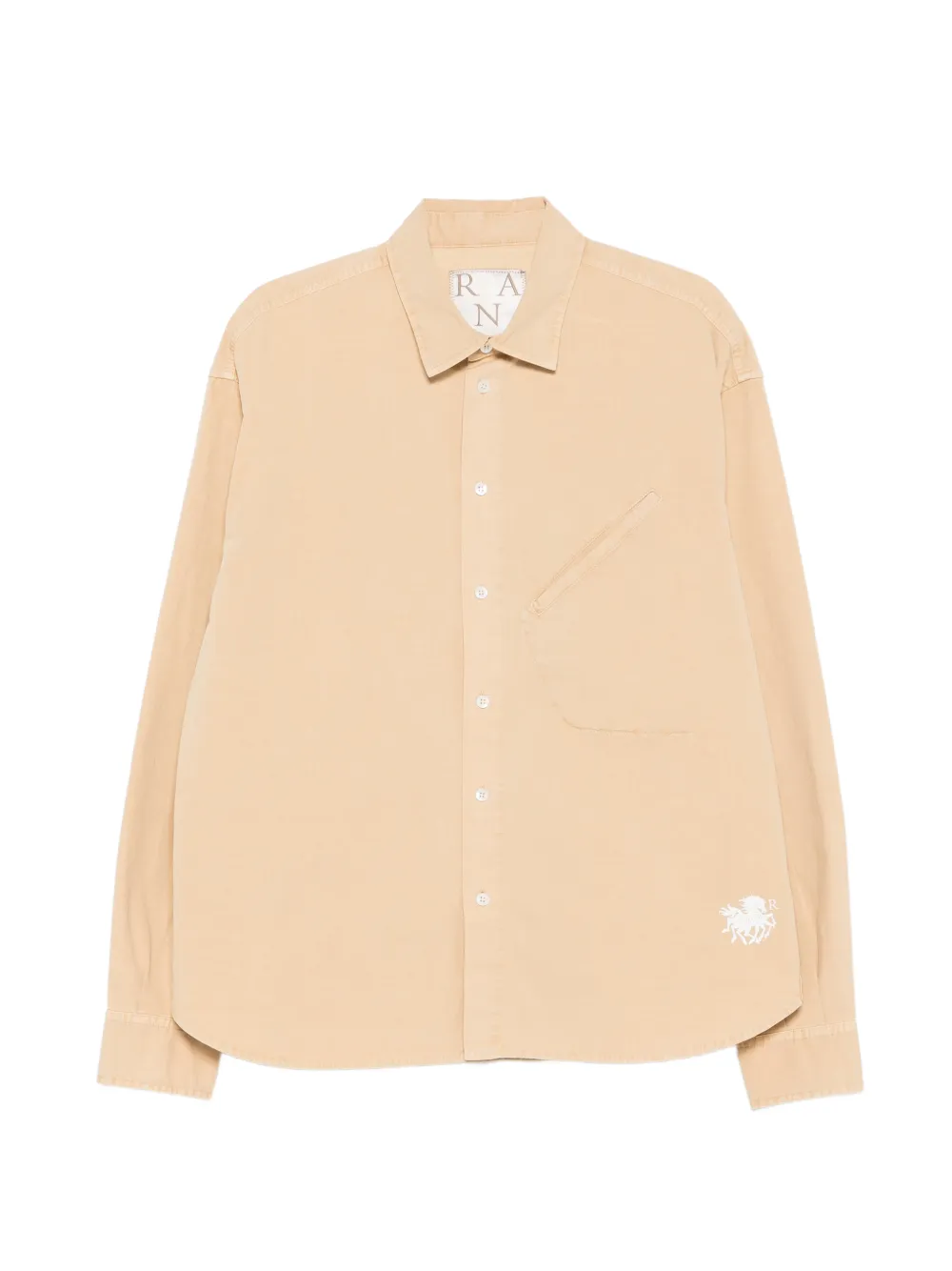 RANRA Camicia a maniche lunghe - Toni neutri