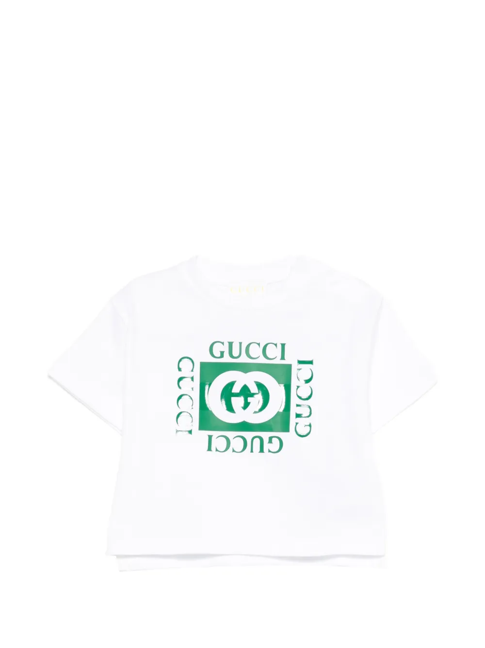 Gucci Kids logo-print T-shirt - White