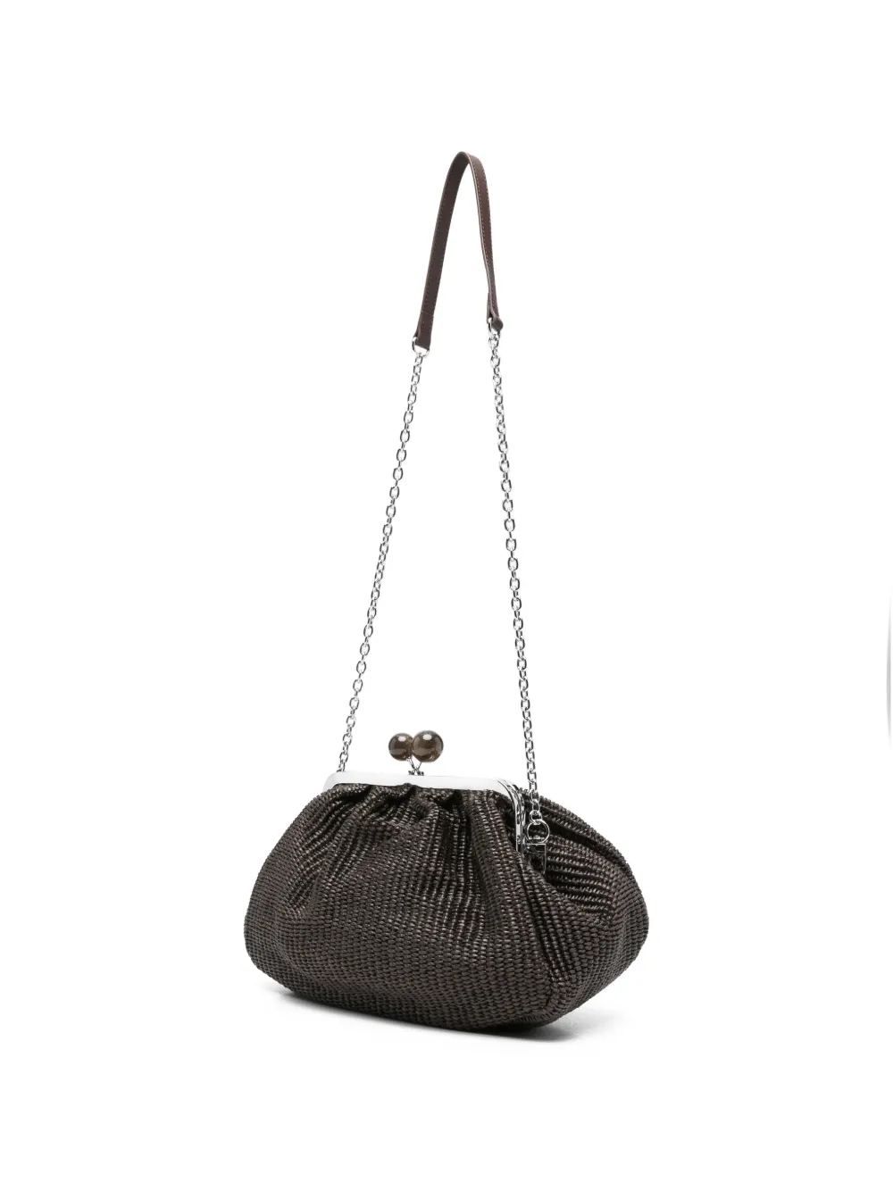  Max Mara Woven Clutch Bag - Brown 