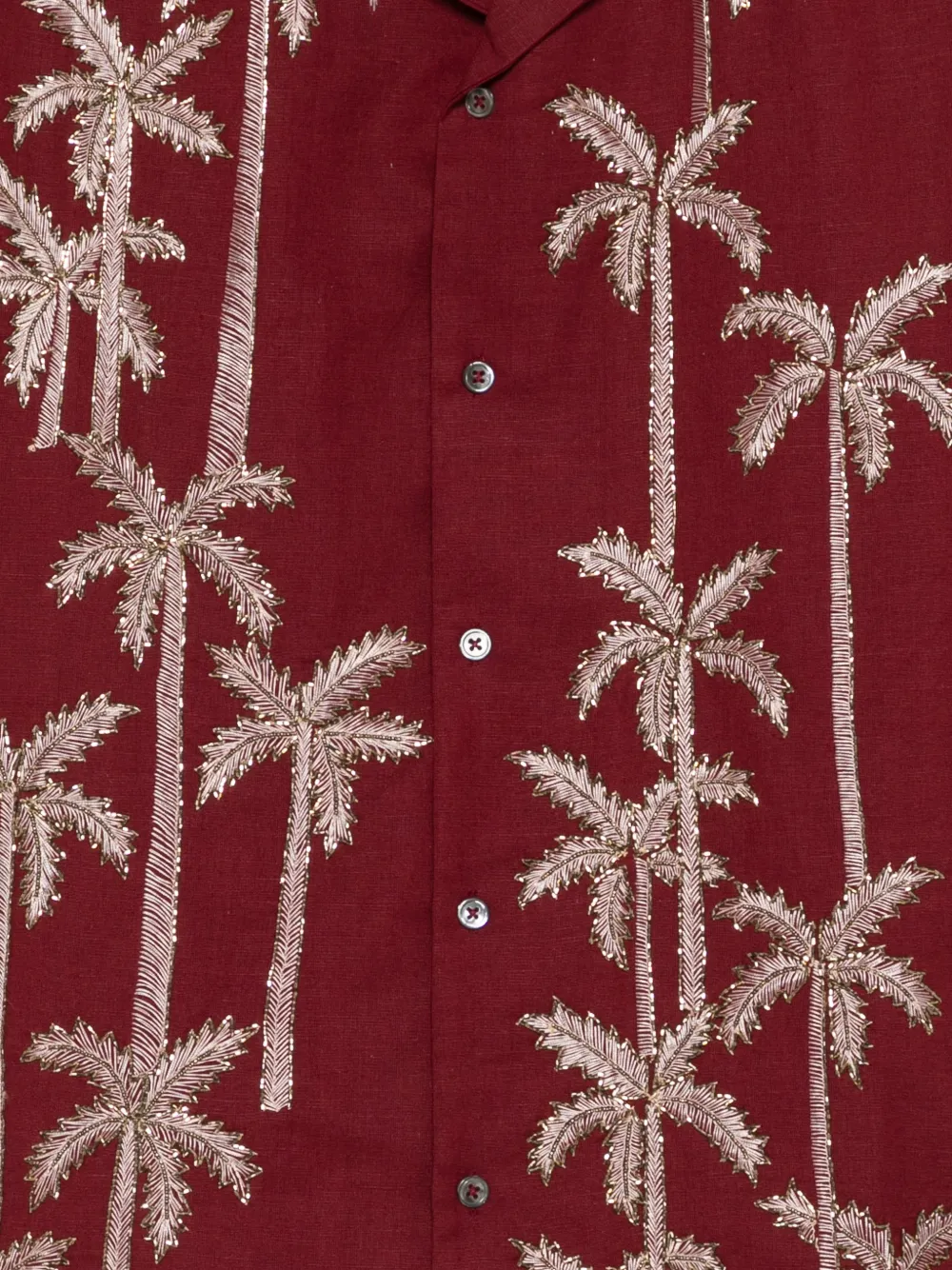  Baziszt Palm-tree Shirt - Red 