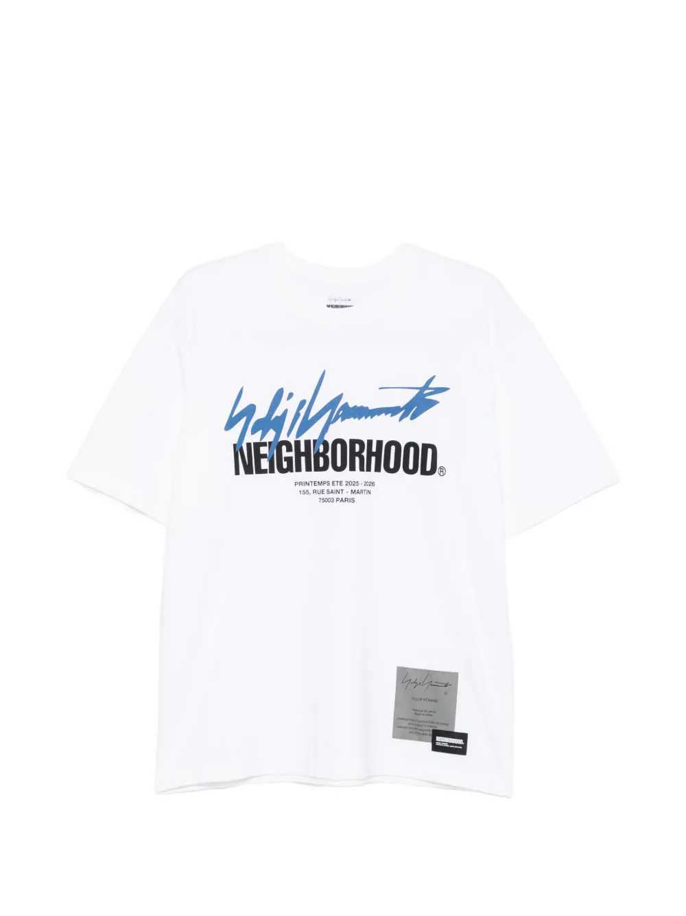 Yohji Yamamoto graphic-print T-shirt - Bianco