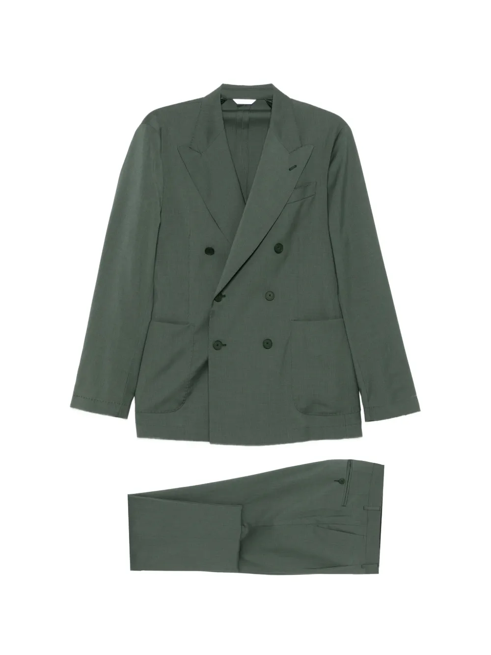 Manuel Ritz double-breasted blazer - Verde