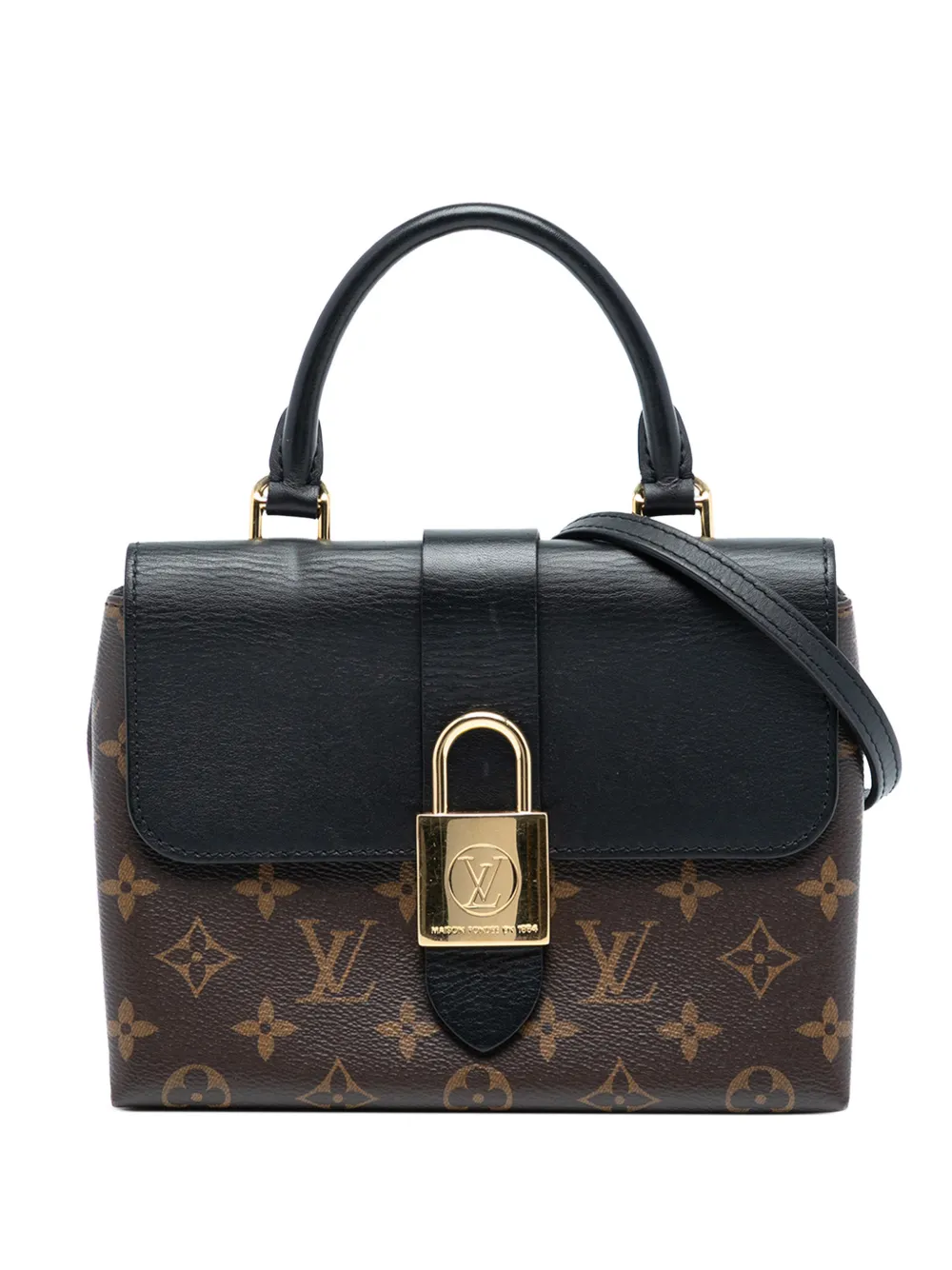 Louis Vuitton Pre-Owned Borsa a tracolla Locky BB con monogramma 2021 - Nero
