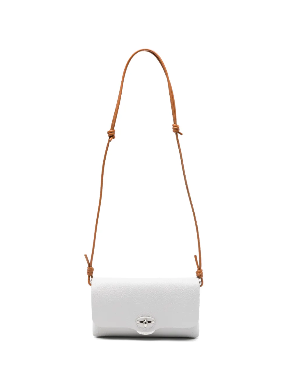 Zanellato small Lettera turn-lock shoulder bag - Grigio