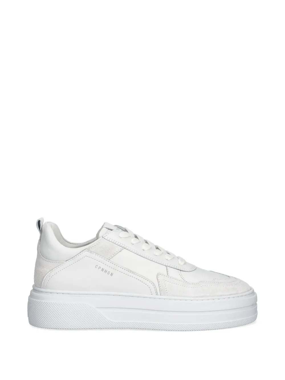 Copenhagen Leren sneakers met vlakken Wit