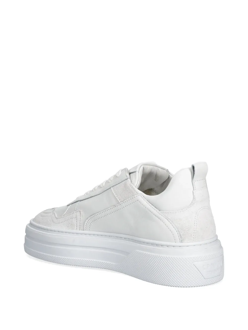 Copenhagen Leren sneakers met vlakken Wit