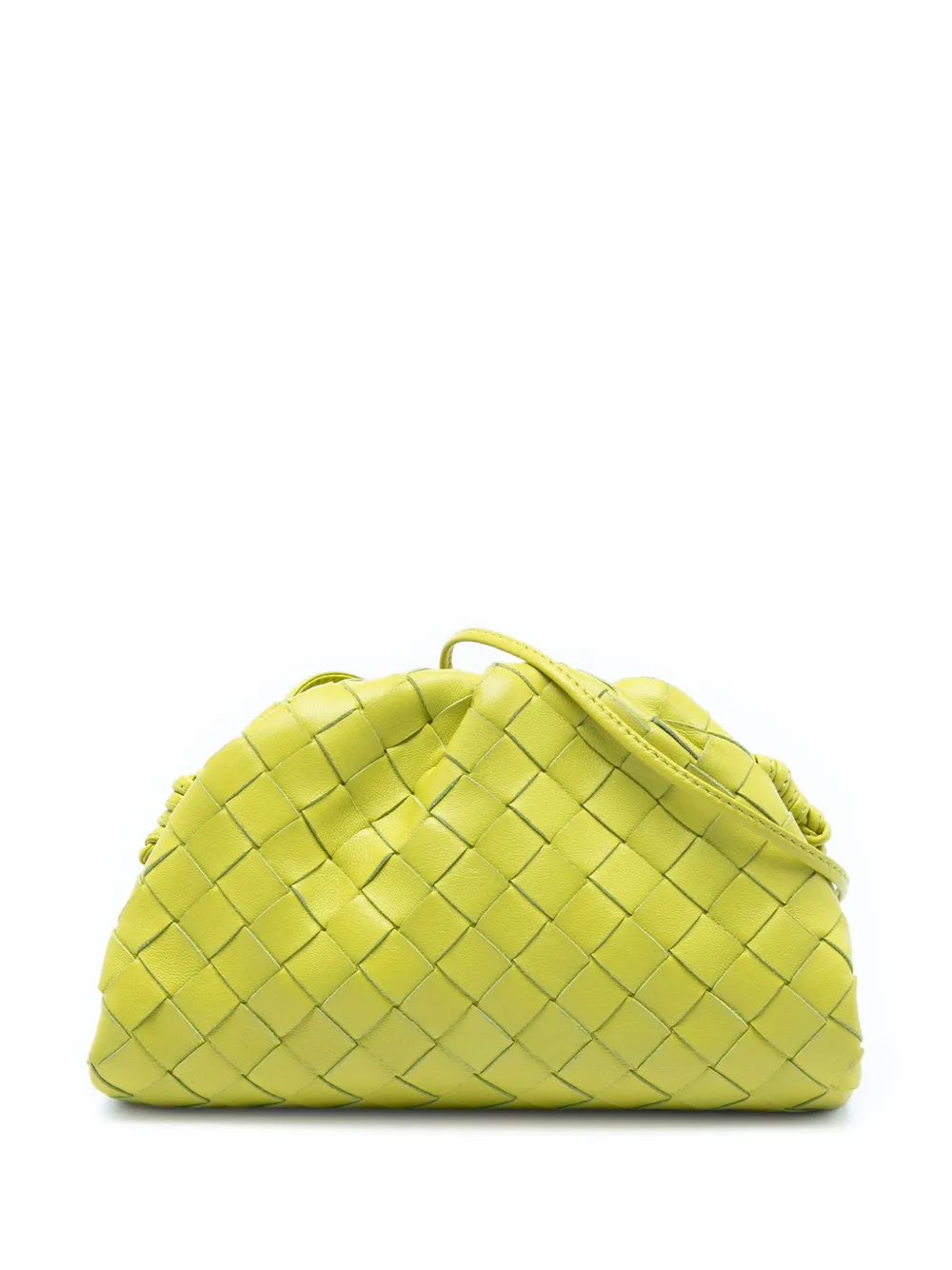 Bottega Veneta Pre-Owned Borsa a tracolla Intrecciato The Mini Pouch in nappa 2012-2025 - Giallo