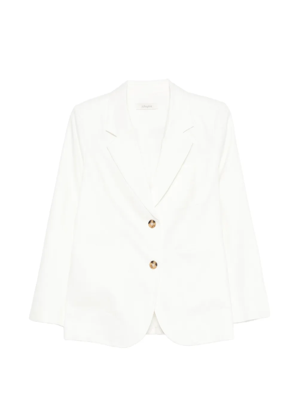 JcSophie Linda button notched blazer - Weiß
