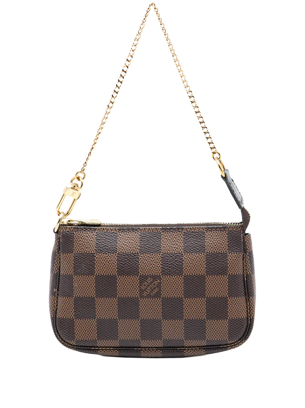 Louis Vuitton Pre-Owned Borsa a mano mini in tela Damier Ebène 2019 - Marrone