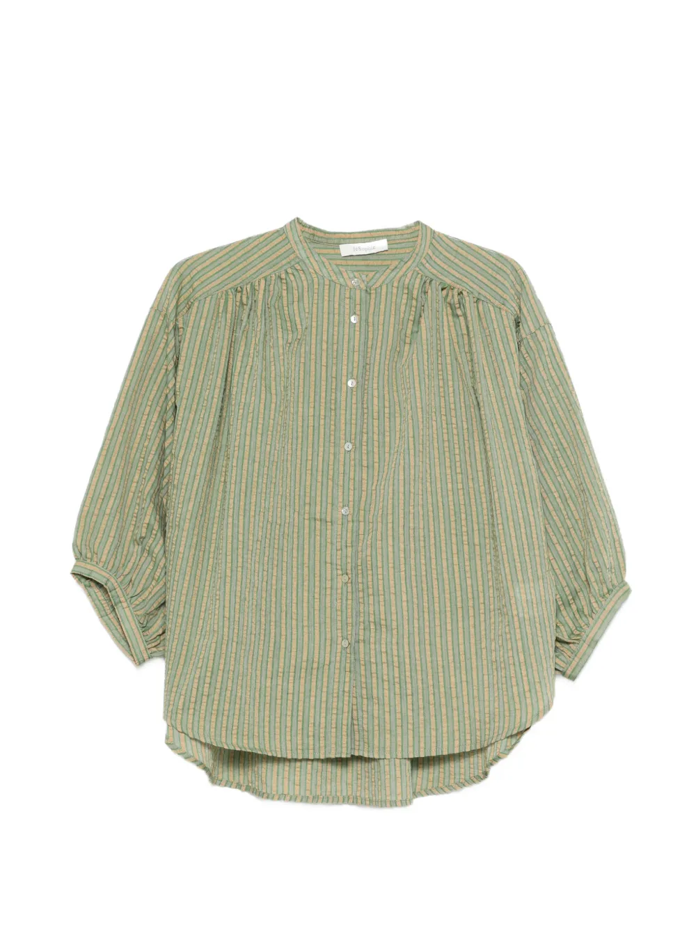 JcSophie Lucca striped button shirt - Verde