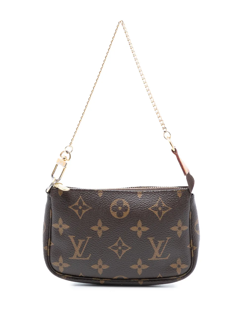 Louis Vuitton Pre-Owned Borsa a mano mini Pochette Accessoires con monogramma 2020 - Marrone