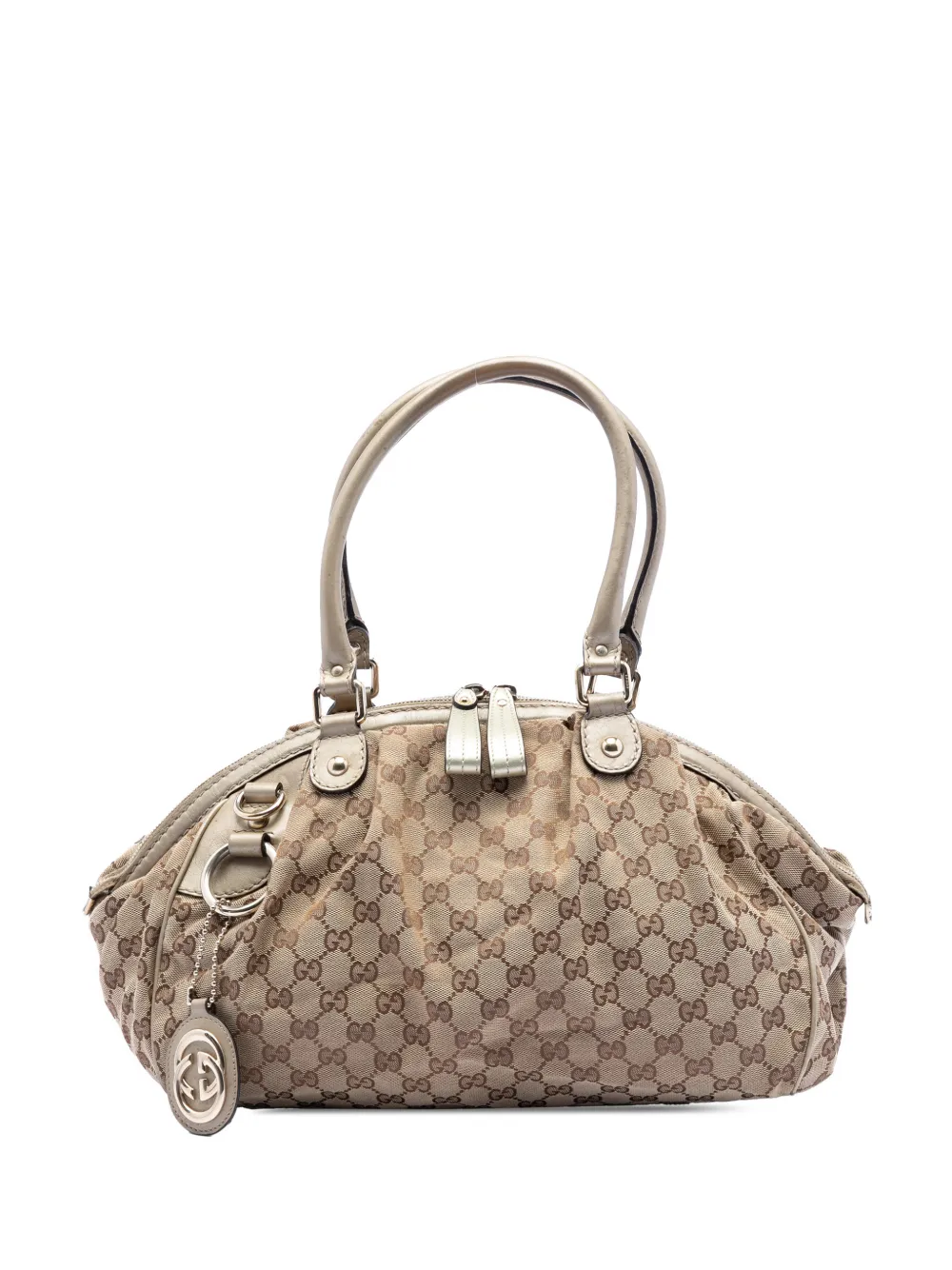 Gucci Pre-Owned 2016-2026 GG Canvas Sukey satchel - Marrone