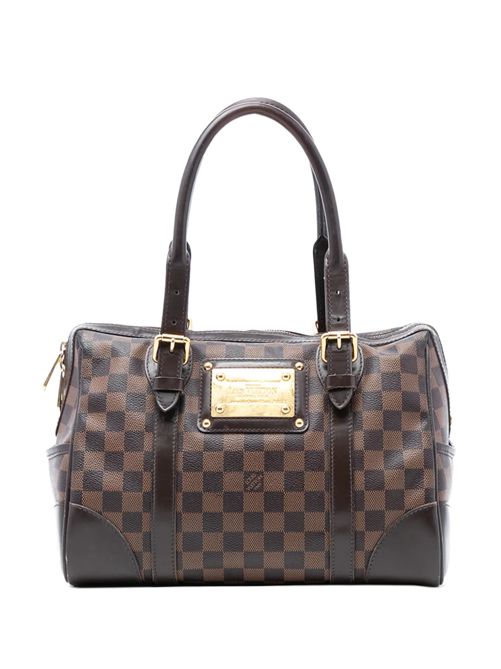 Louis Vuitton Pre-Owned Borsa a mano Berkeley in tela Damier Ébène 2007-2013 - Marrone
