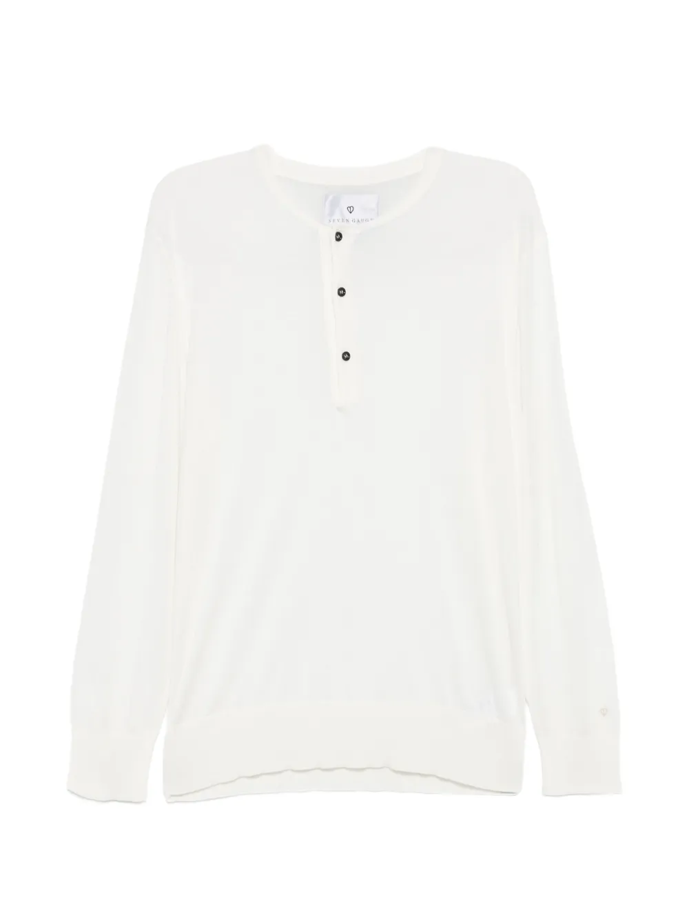 SEVEN GAUGE Cardigan con bottoni - Bianco